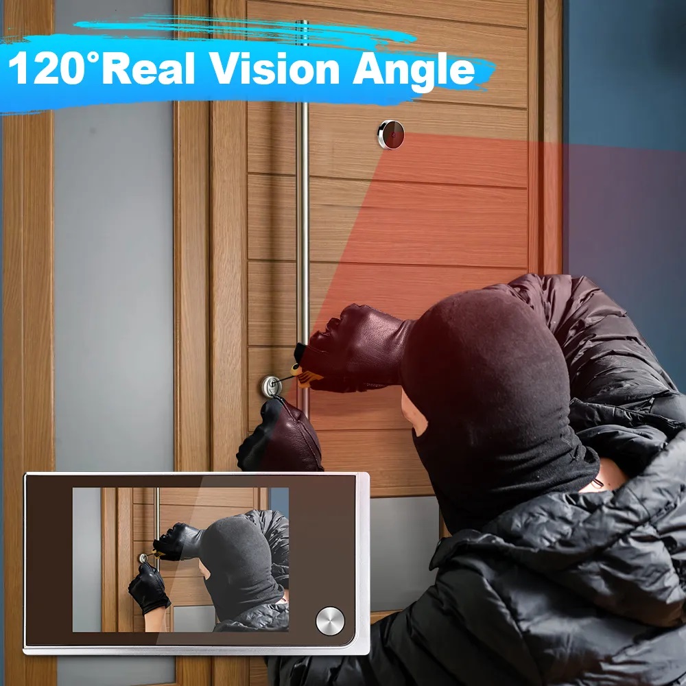 3.5 inch Camera Peephole Doorb - Home Cinema Wireless recension och pris